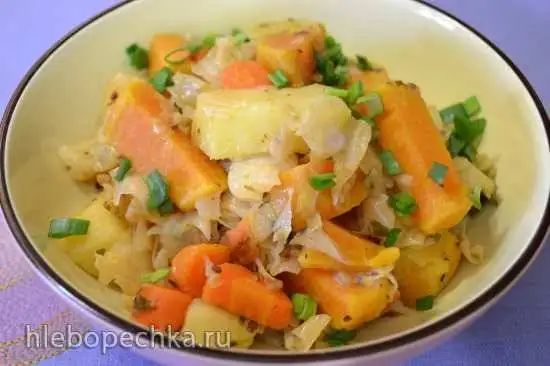 Рагу овощное с картофелем и бататом