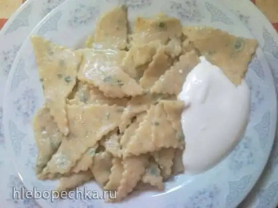 Тесто для лапши тыквенно-картофельное