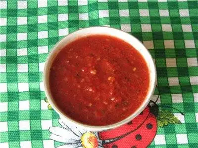Аджика домашняя без варки