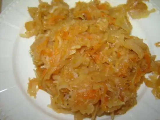 Капуста тушенная