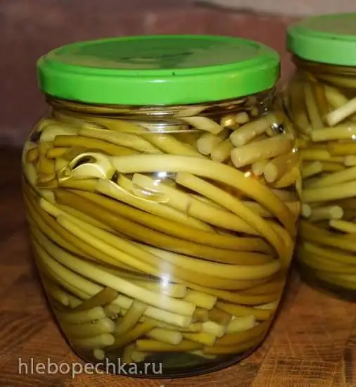Стрелки чеснока маринованные