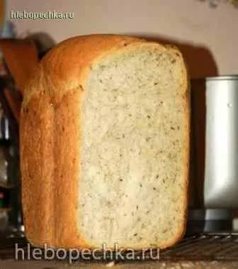 Хлеб с ароматными травами в хлебопечке