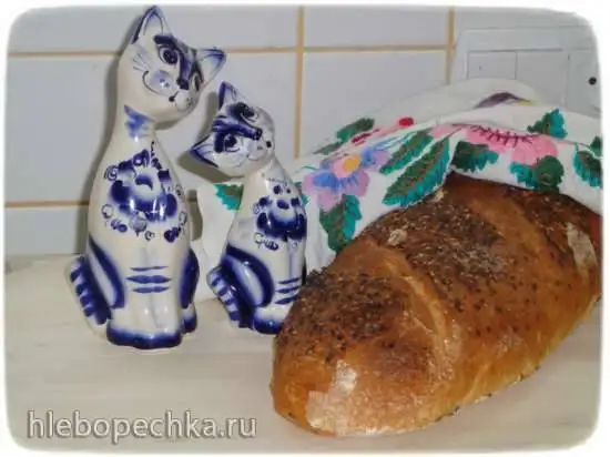 Хлеб с семолиной на опаре