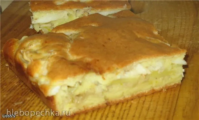 Пирог рыбный «Необычный»