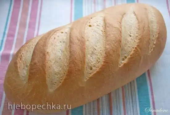 Батон пшеничный длительного брожения