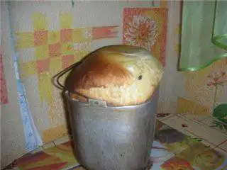 Хлеб яичный сладкий в хлебопечке