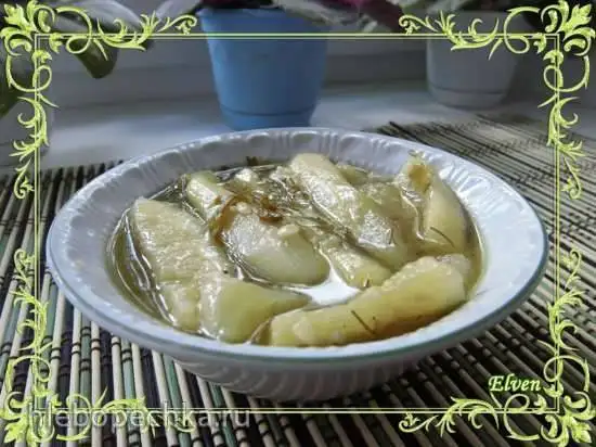Огурцы в горчичной заливке (с белой горчицей)