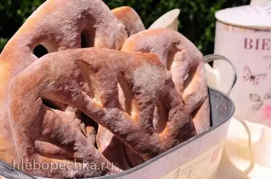 Фугасс на закваске от Франциско Тахеро
