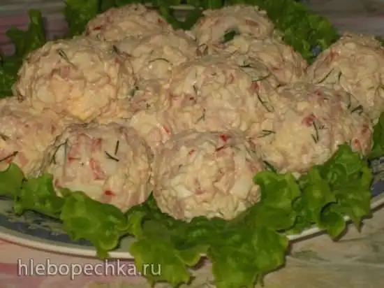 Закуска «Вкусные шарики»