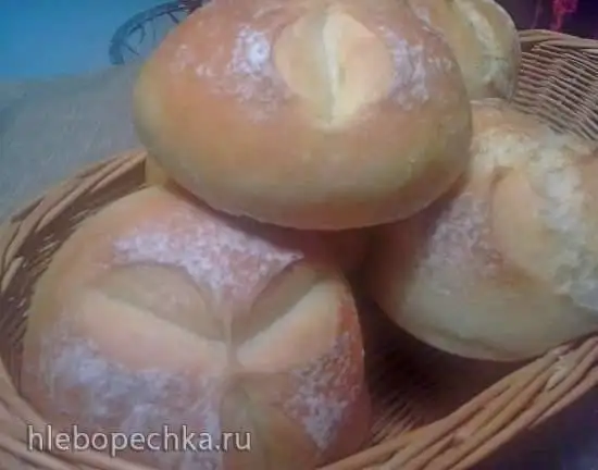 Булочки-цветочки к завтраку