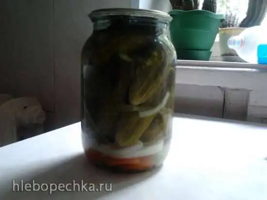 Огурцы маринованные (сладкие)