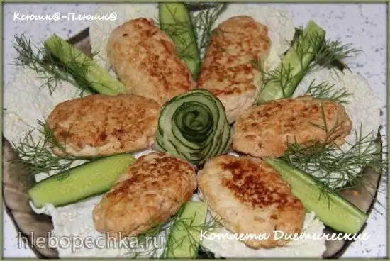 Котлеты Диетические (мультиварка-скороварка Brand 6051)