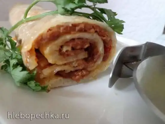 Турецкая пицца (Lahmacum)