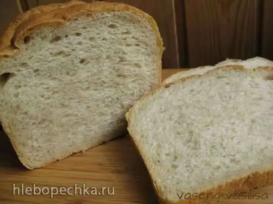 Хлеб без корки на жидкой закваске