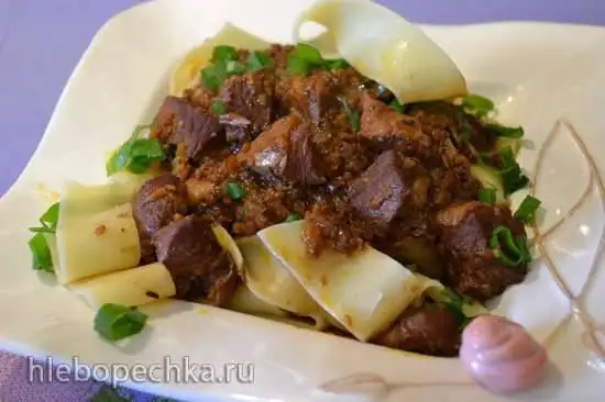 Рагу из кабана (хрюшки) по-тоскански с паппарделли