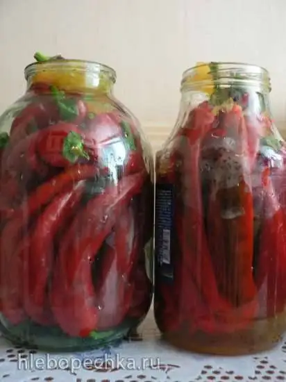 Перец острый маринованный с медом