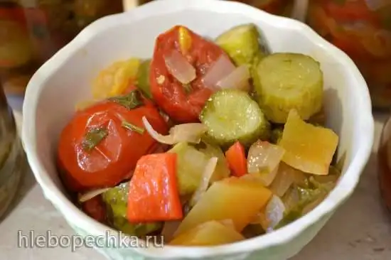 Салат овощной (баночные заготовки)