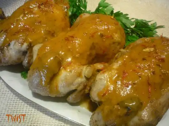 Цыплята с шафранным соусом
(мультиварка-скороварка Brand 6051)