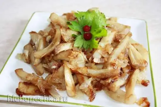 Грузди белые жаренные