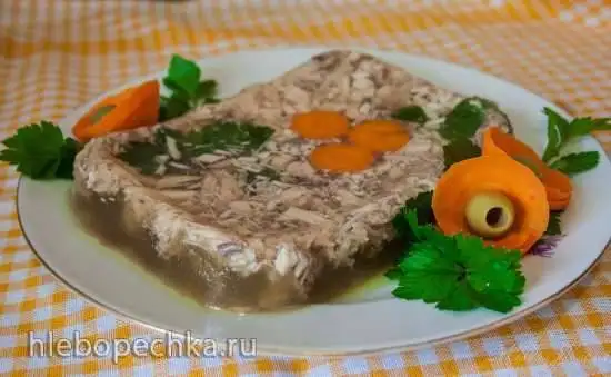 Студень из курицы в скороварке Oursson 5005