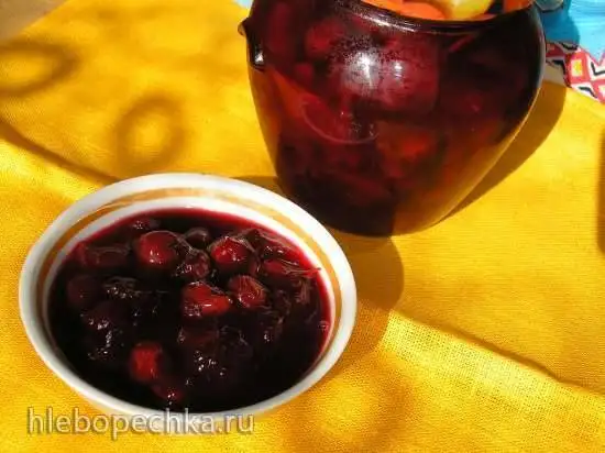 Вишнево-персиковый конфитюр