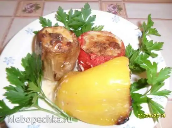 Овощи фаршированные «по-провансальски»
