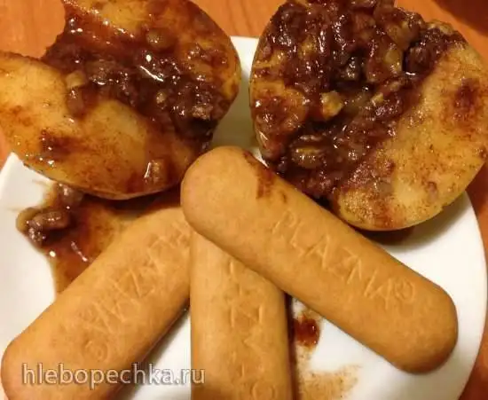 Яблоки с медом, орехами и корицей в Су-Вид Steba SV-1