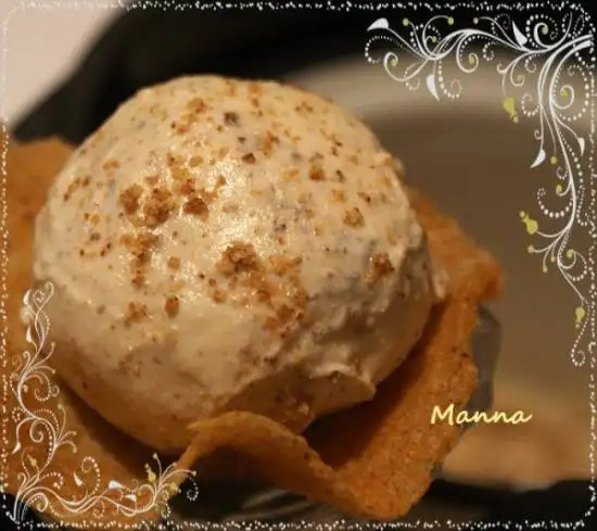 Мороженое «Грецкий орех» без яиц (helado de nueces sin huevos) в мороженице Brand 3811