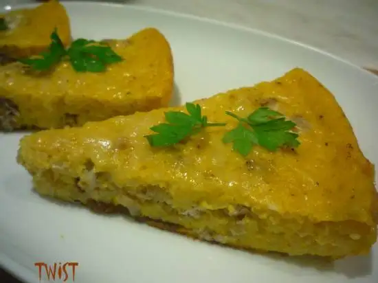 Тыквенно-картофельная  запеканка с куриным филе
(мультиварка-скороварка Brand 6051)