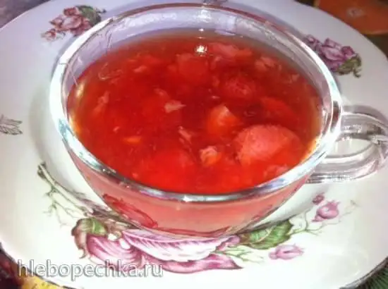 Ягодный кисель очень вкусный (без плёночки сверху)