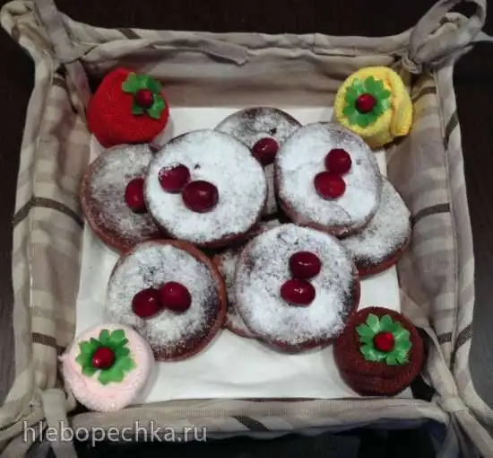 Кексики шоколадные с маскарпоне