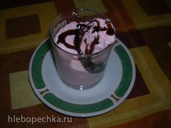 Мороженое на льняном киселе
