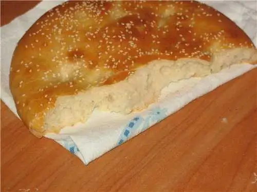 Турецкий хлеб (Ramazan Pidesi) (духовка)