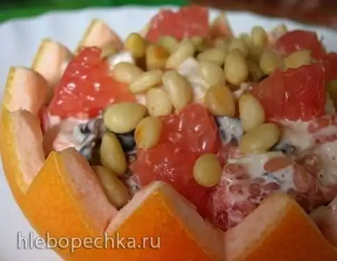 Салат с грейпфрутом