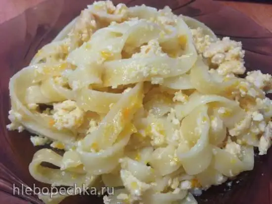 Феттучинне с мясным соусом (скороварка Steba DD1)