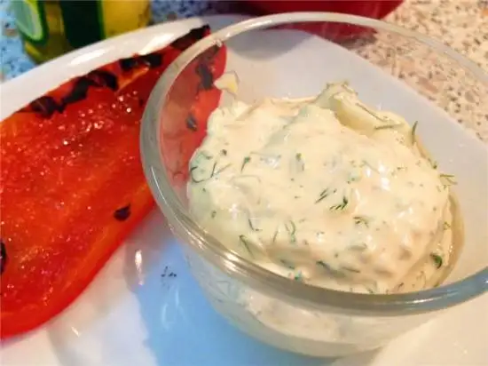 Соус сметанный с укропом
