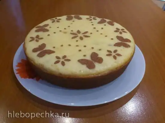 Творожно-манный кекс в мультиварке Bork U700
