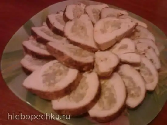 Куриное филе фаршированное сыром и луком (мультиварка Yummy YMC-506)