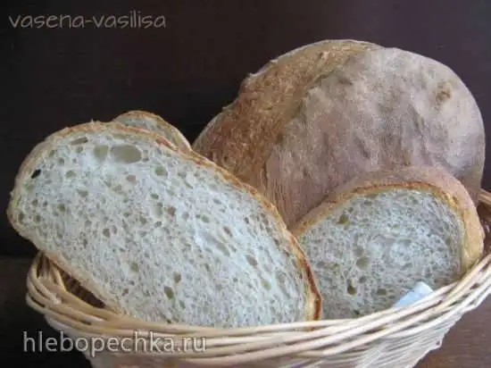 Простой пшеничный хлеб по методу раз-два-три (Easy Formula for Sourdough Bread)