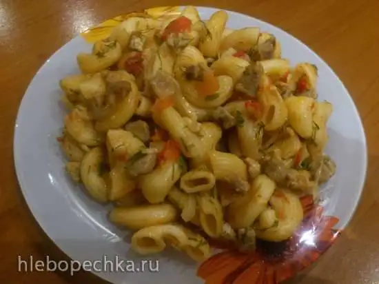 Макароны по-флотски в мультиварке Bork U700