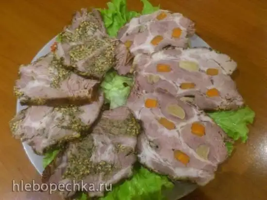 Буженина «Праздничная 2в1 в мультиварке Bork U700