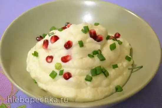 Пюре воздушное из цветной капусты