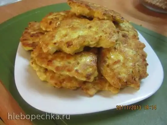 Котлеты куриные с карри