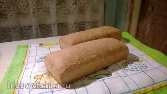 100% Цельнозерновой пшеничный хлеб от Ришара Бертине