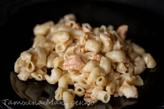 Макарошки с сёмгой в Бранд 6051