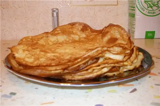 Блинчики тонкие
