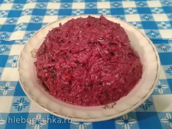 Салат из свеклы с черносливом