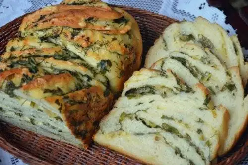 Кранц с сыром и зеленью