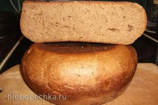 Хлеб ржано-пшеничный на закваске Лактина и капустным рассолом (мультиварка Steba DD1)