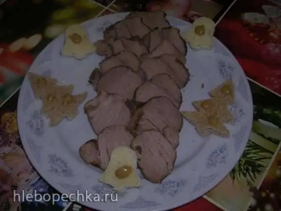 Говядина в медово-горчичном маринаде с ароматом ольхи (аля Су вид и копчение Steba DD1 ECO)